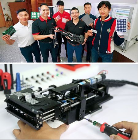 COVID-19 . की त्वरित परीक्षण मशीन के लिए टीम ताइवान में स्लोकी टॉर्क स्क्रूड्राइवर - स्लोकी और चिएनफू को दूसरी पीढ़ी की टीम ताइवान का हिस्सा होने पर बहुत गर्व है और टॉर्क कंट्रोल की हमारी विशेषज्ञता में योगदान करने में सक्षम हैं।